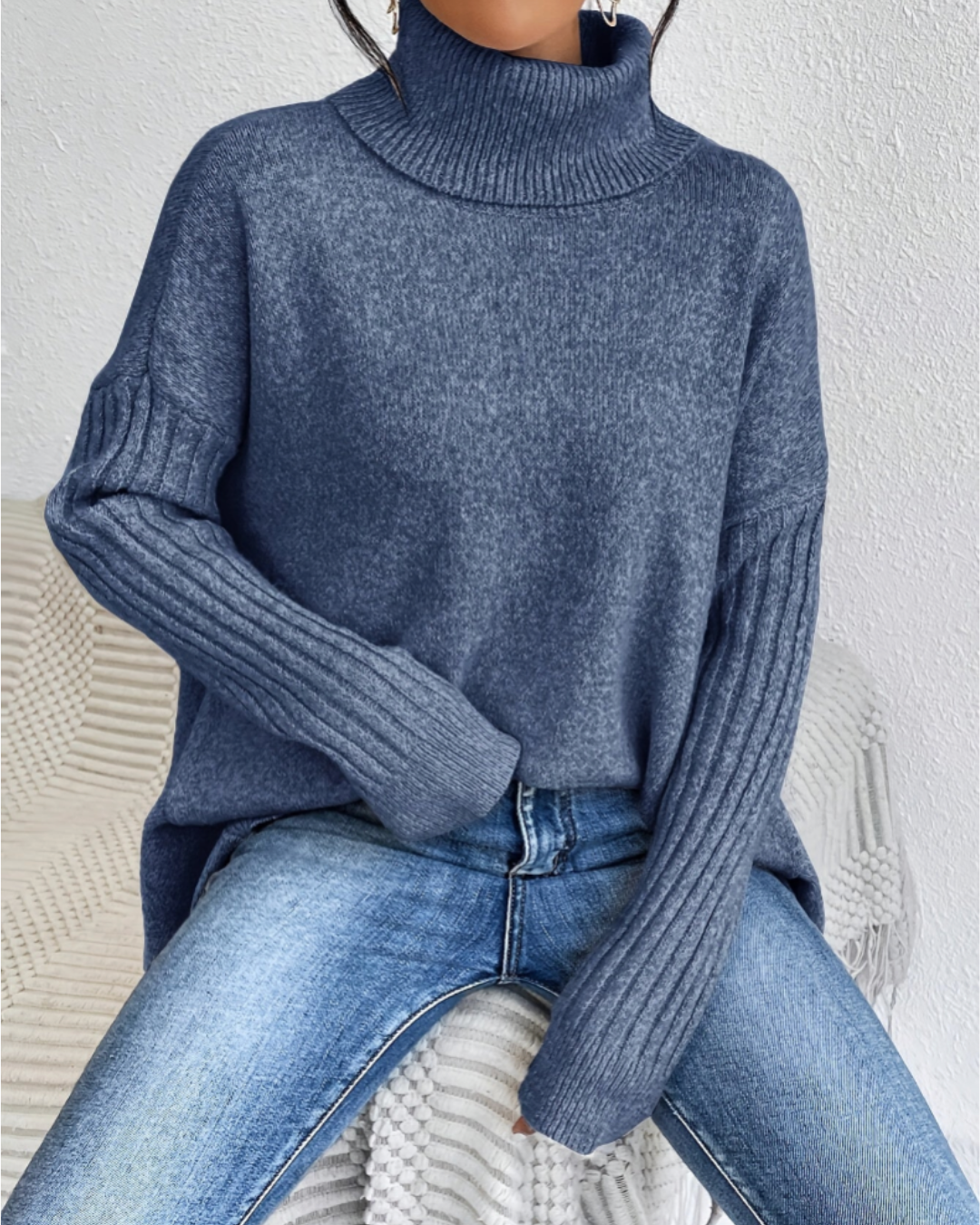 Laila | Oversized Turtleneck Sweater