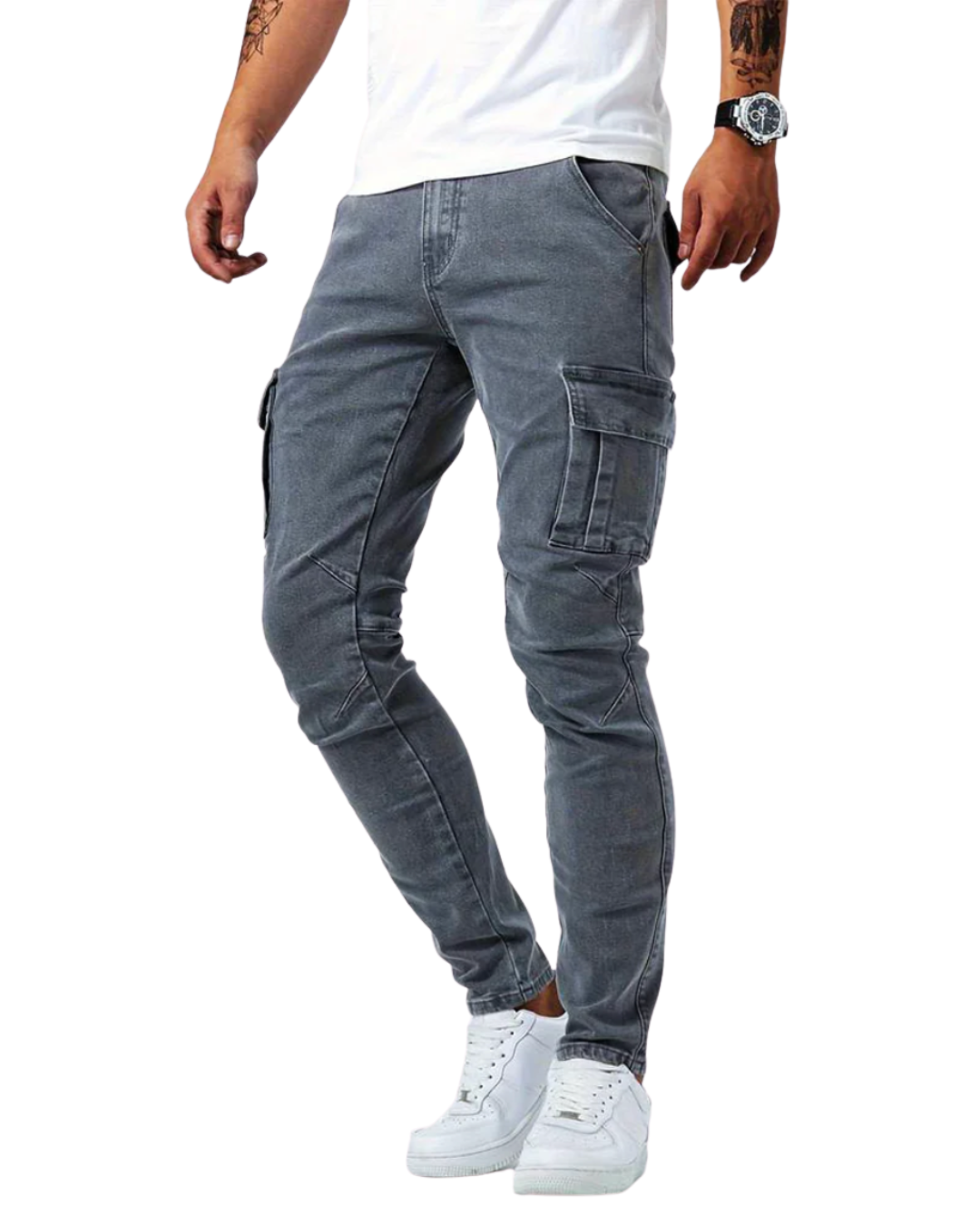 Decker | Denim Cargo Jeans