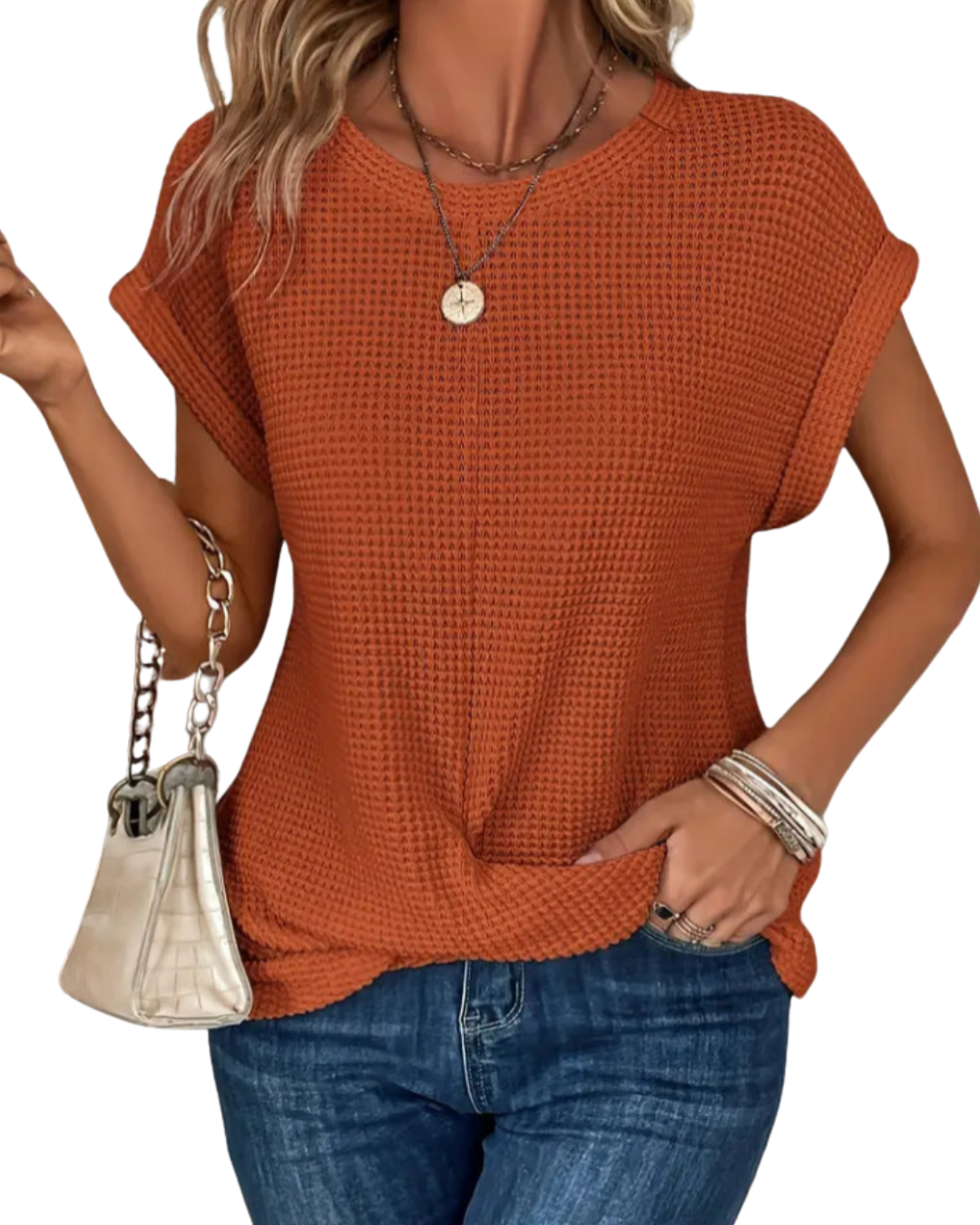 Elise | Chic Relaxed Round Neck Top