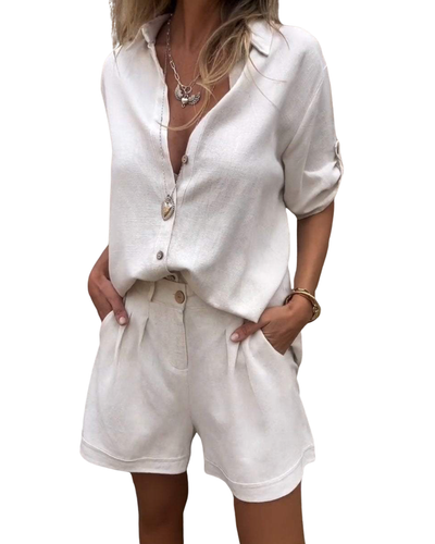 Jolie | Stylish Cotton-Linen Set