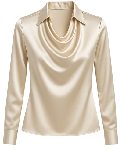 Brooklyn | Elegant Satin-Look Blouse