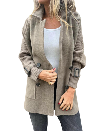 Isola | Mid-Length Double-Breasted Coat