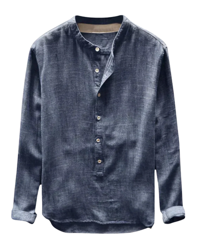 TRAVIS | RELAXED FIT BREATHABLE LINEN TOP