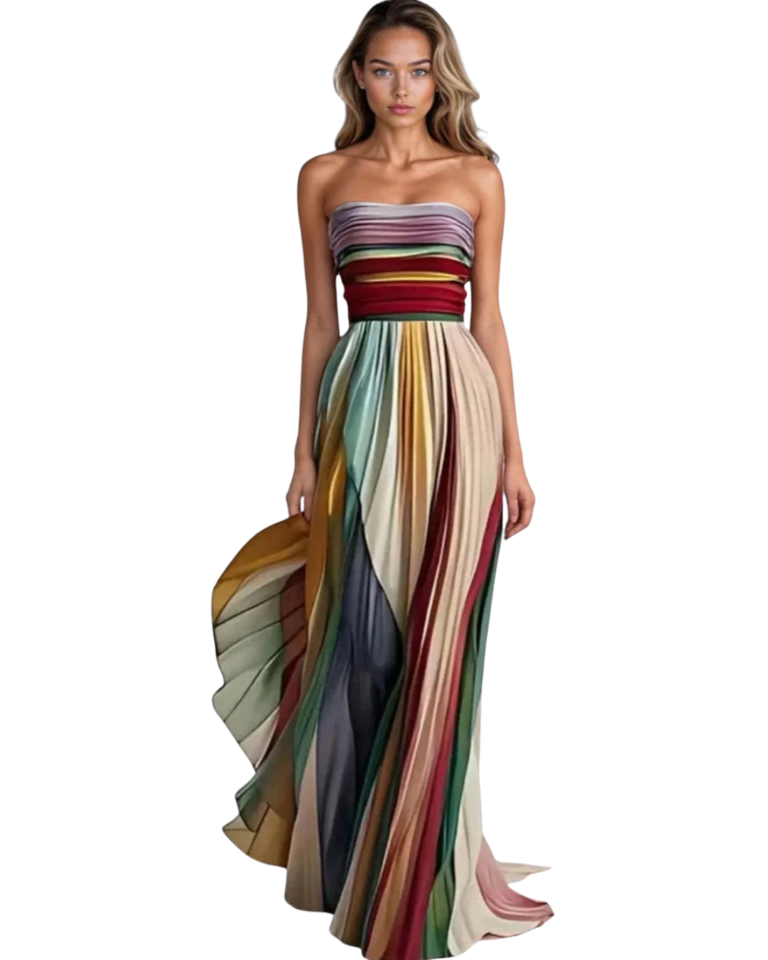 Aria | Sleeveless Colored Dress