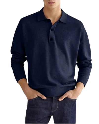George | Elegant Polo Sweater