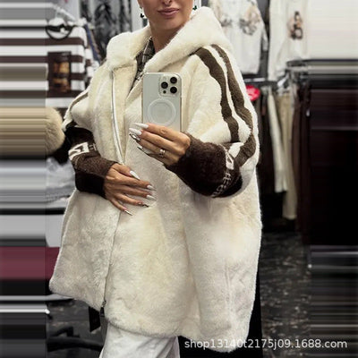 Maddy | Casual coat with hood and zipper