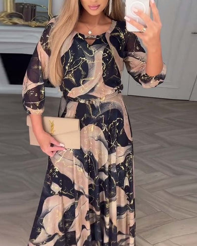 Anna | Elegant chiffon dress