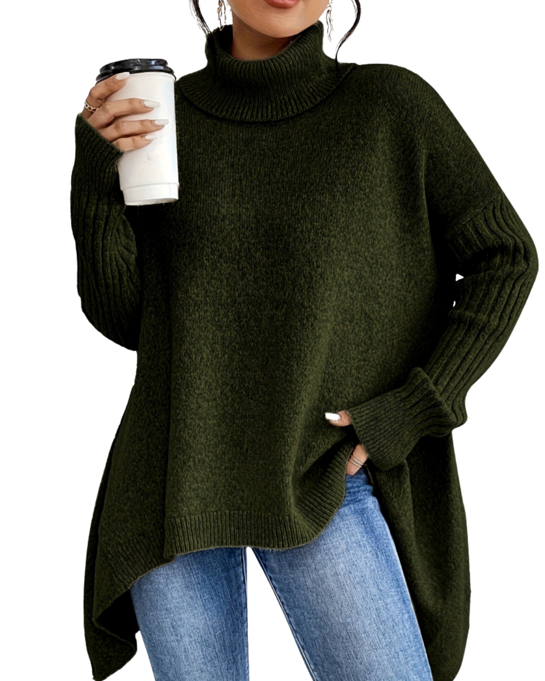 Laila | Oversized Turtleneck Sweater