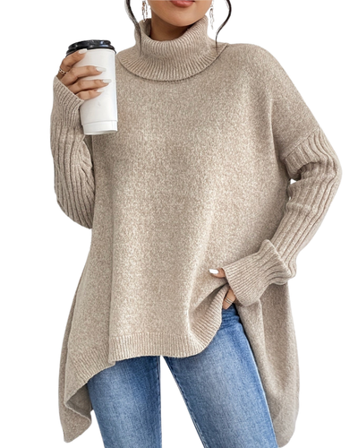 Laila | Oversized Turtleneck Sweater