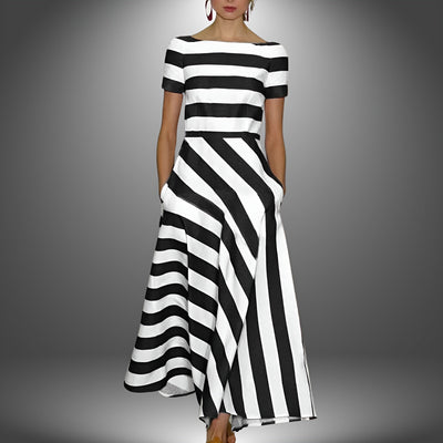 Astrid | Striped Long Dress for Women