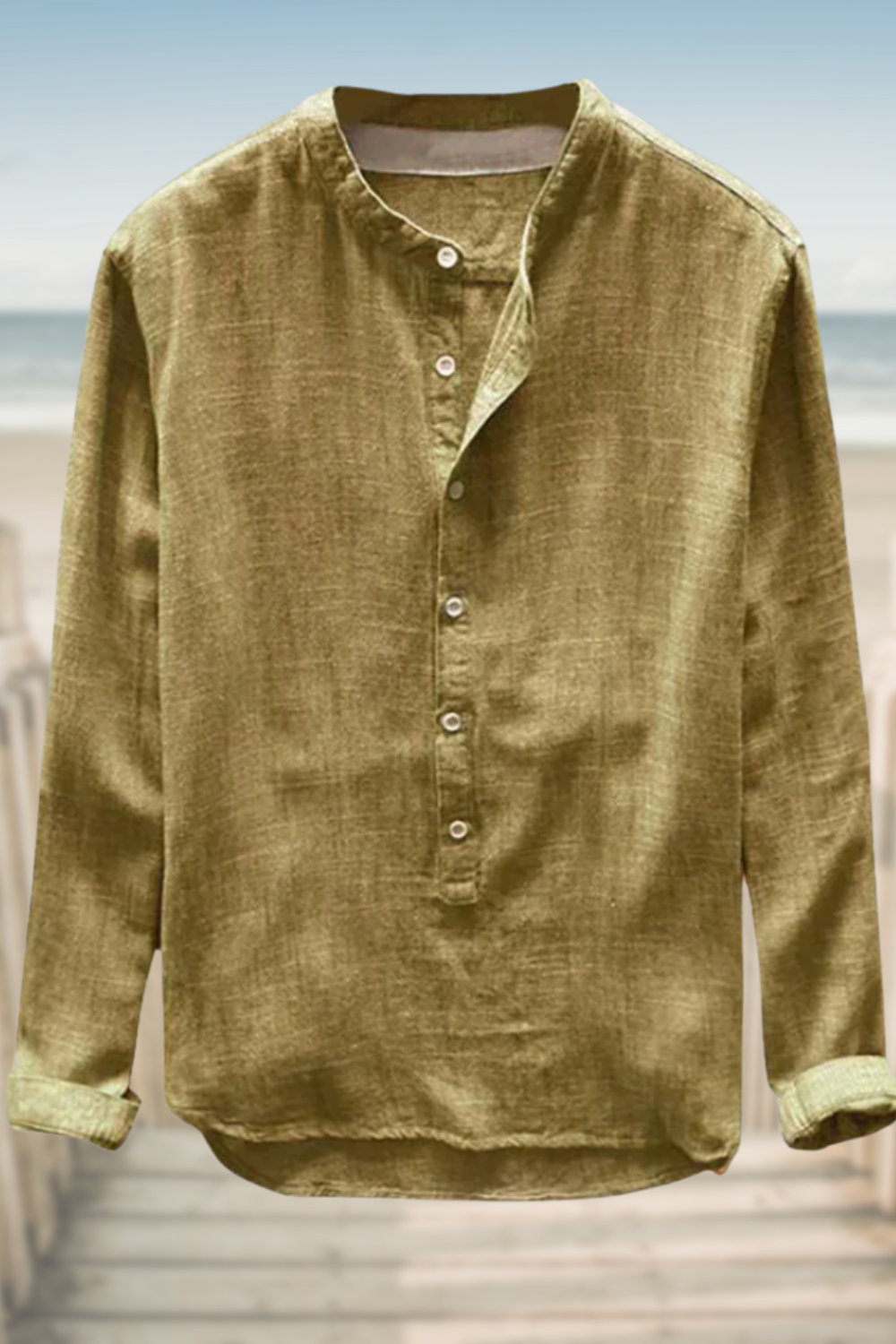 TRAVIS | RELAXED FIT BREATHABLE LINEN TOP