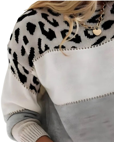 Maison Valmont | Elegant Leopard Sweater