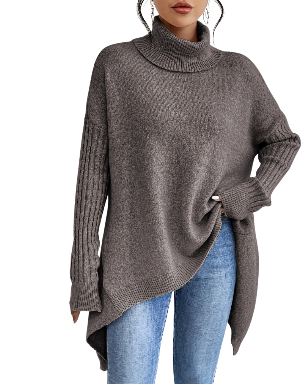 Laila | Oversized Turtleneck Sweater