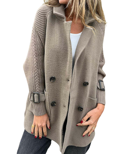 Isola | Mid-Length Double-Breasted Coat