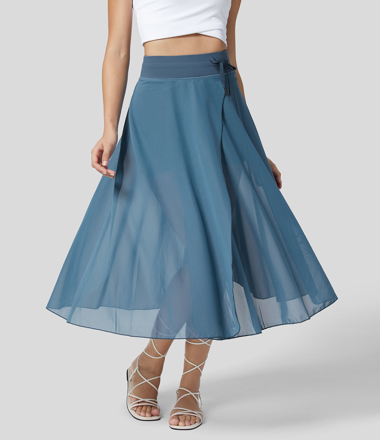 REVERIE | 2-IN-1 MIDI SKIRT FOR WOMEN