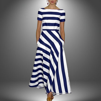 Astrid | Striped Long Dress for Women