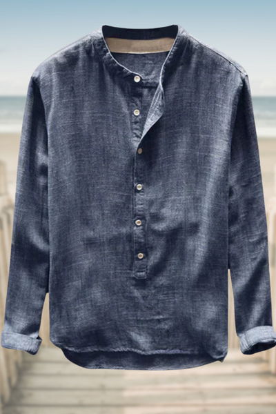 TRAVIS | RELAXED FIT BREATHABLE LINEN TOP