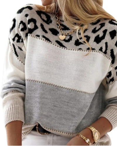 Maison Valmont | Elegant Leopard Sweater