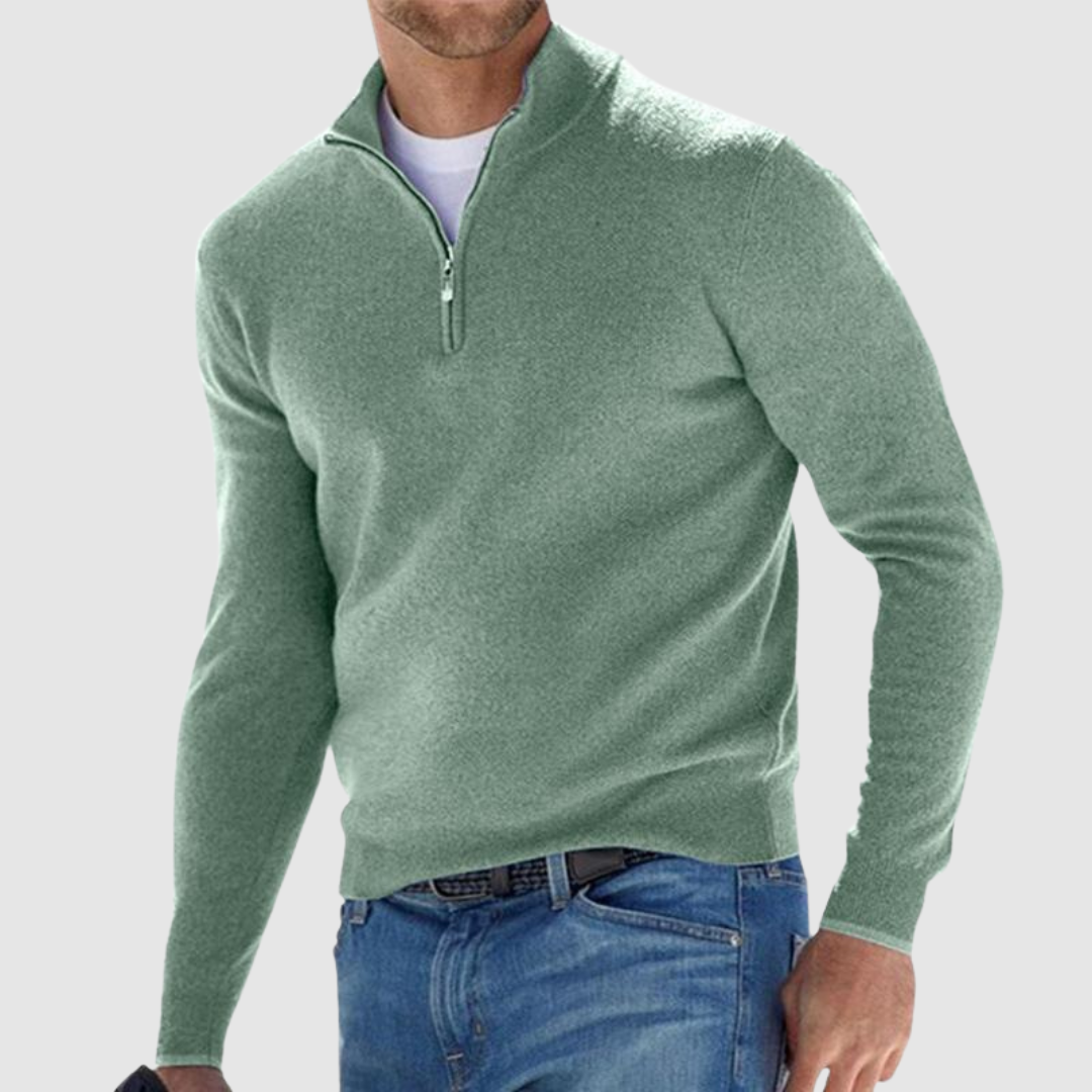 HARVIN | MEN'S ELEGANT ZIP-UP SWEATER
