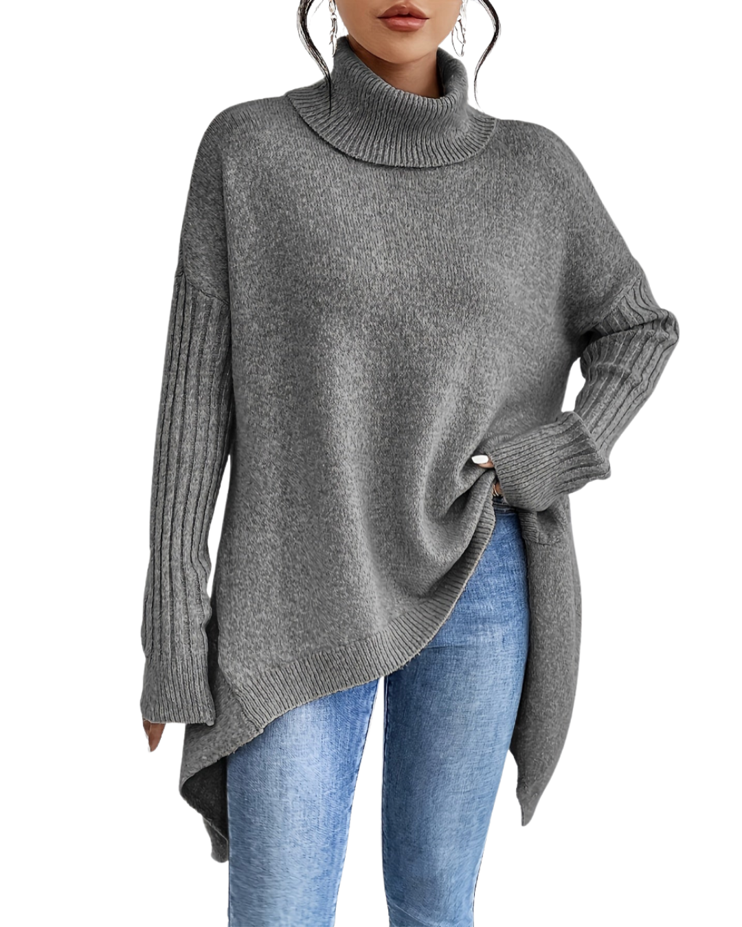 Laila | Oversized Turtleneck Sweater