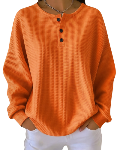 Anne | Casual Sweatshirt with Collar