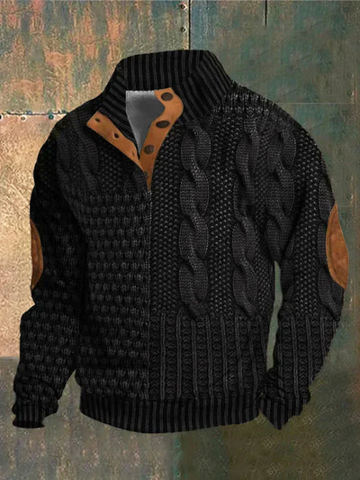 NOVA | PATTERNED COZY KNIT SWEATER FOR MEN