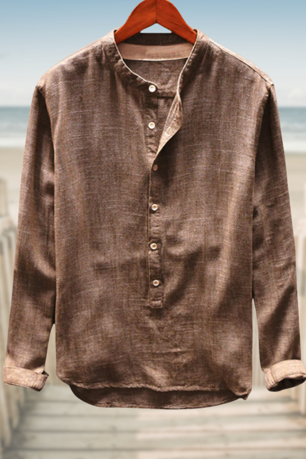 TRAVIS | RELAXED FIT BREATHABLE LINEN TOP