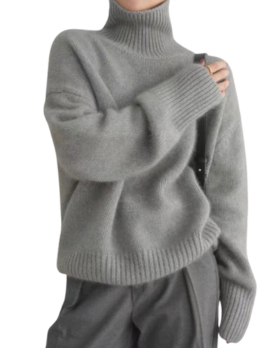 Levana | Cashmere High-Collar Sweater