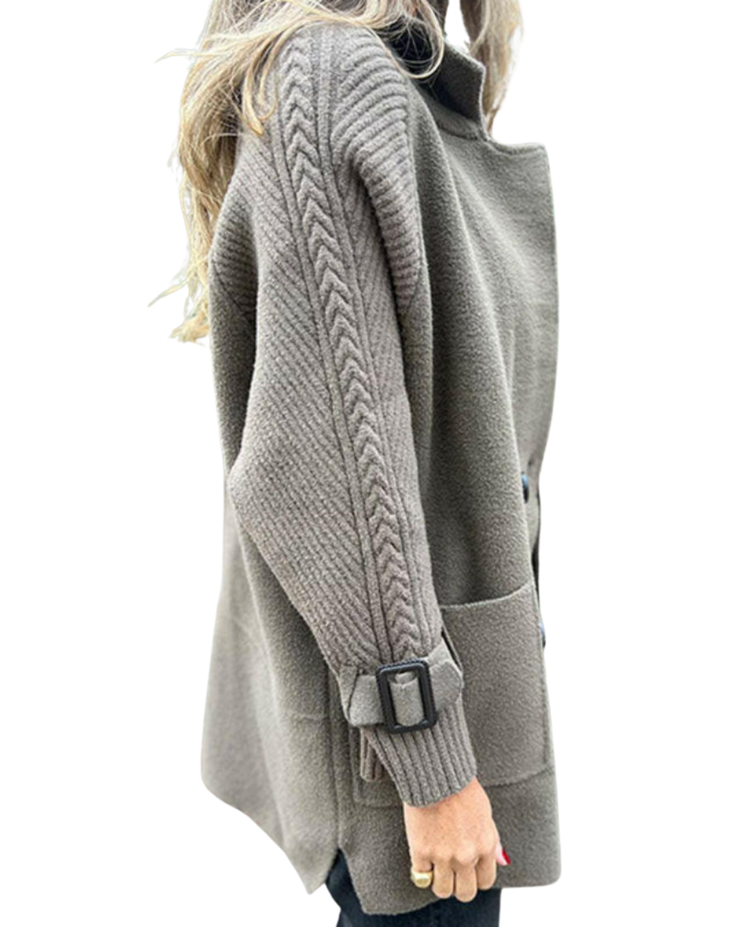 Isola | Mid-Length Double-Breasted Coat