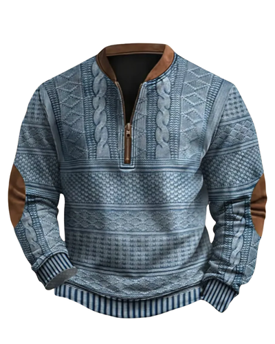 VAELITHYN | KNITTED SWEATER WITH ZIP DETAIL