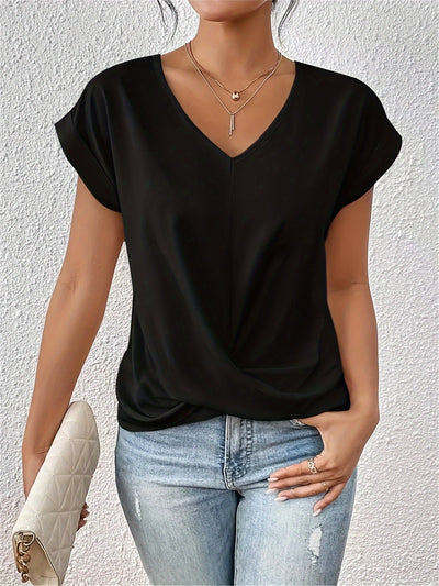 Sarah | Elegant V-Neck Summer Top