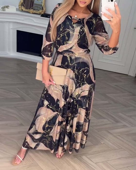 Anna | Elegant chiffon dress