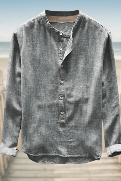 TRAVIS | RELAXED FIT BREATHABLE LINEN TOP