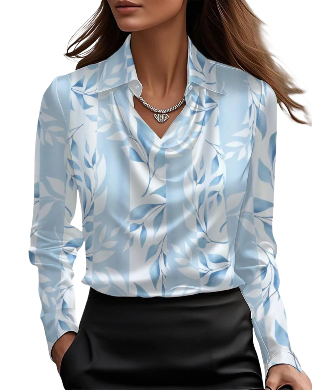 Brooklyn | Elegant Satin-Look Blouse