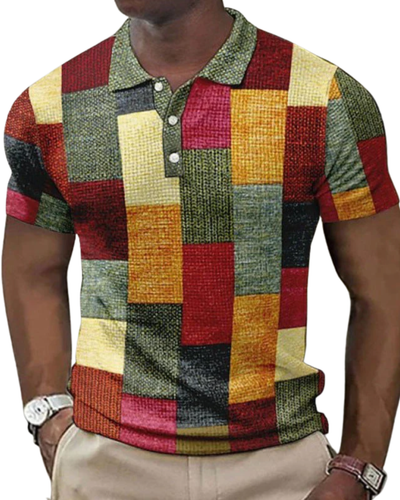 Elowen | Stylish Checkered Polo Shirt