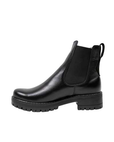 Chelsea | Black Ankle Boots with Thick Sole