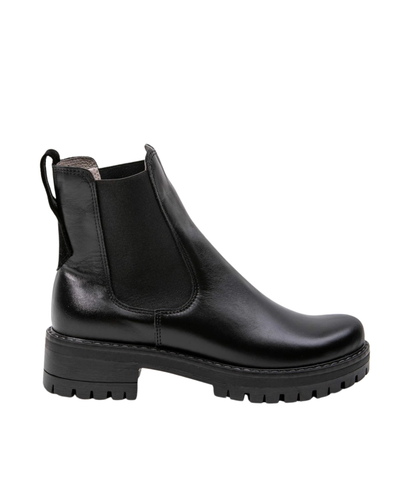 Chelsea | Black Ankle Boots with Thick Sole