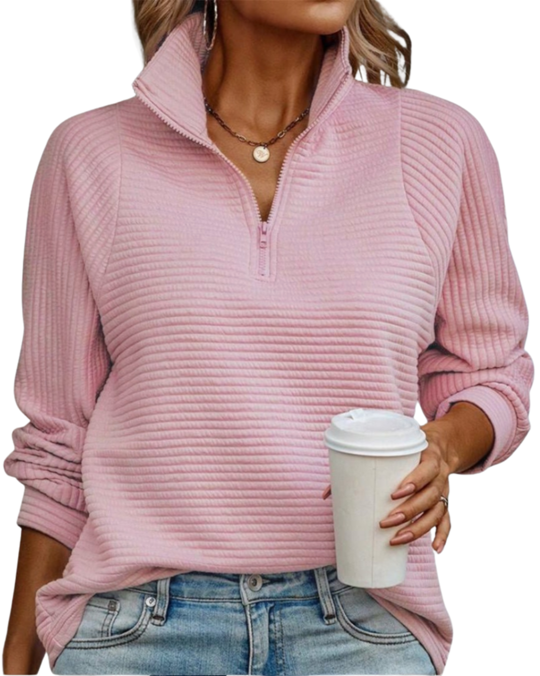 Jessica | Chic Half-Zip Pullover