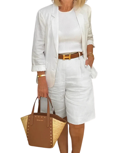 Junessa | Stylish Two-Piece Suit Set