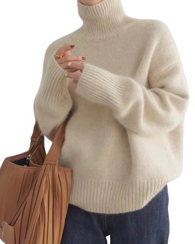 Levana | Cashmere High-Collar Sweater