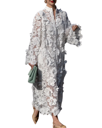 Yelira | Elegant Lace White Dress