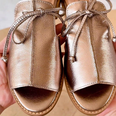 MIRETH | STRAP-STYLE LEATHER SANDALS