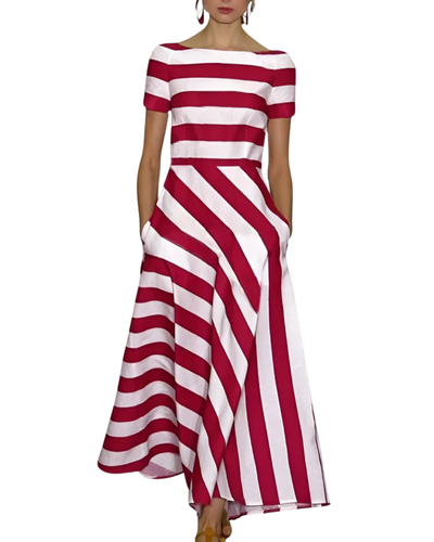 Astrid | Striped Long Dress for Women