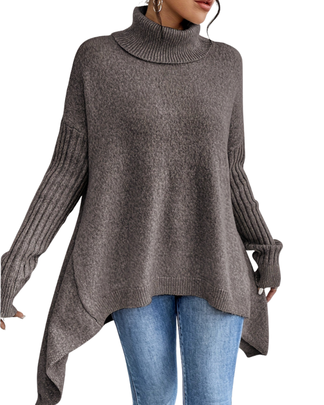 Laila | Oversized Turtleneck Sweater