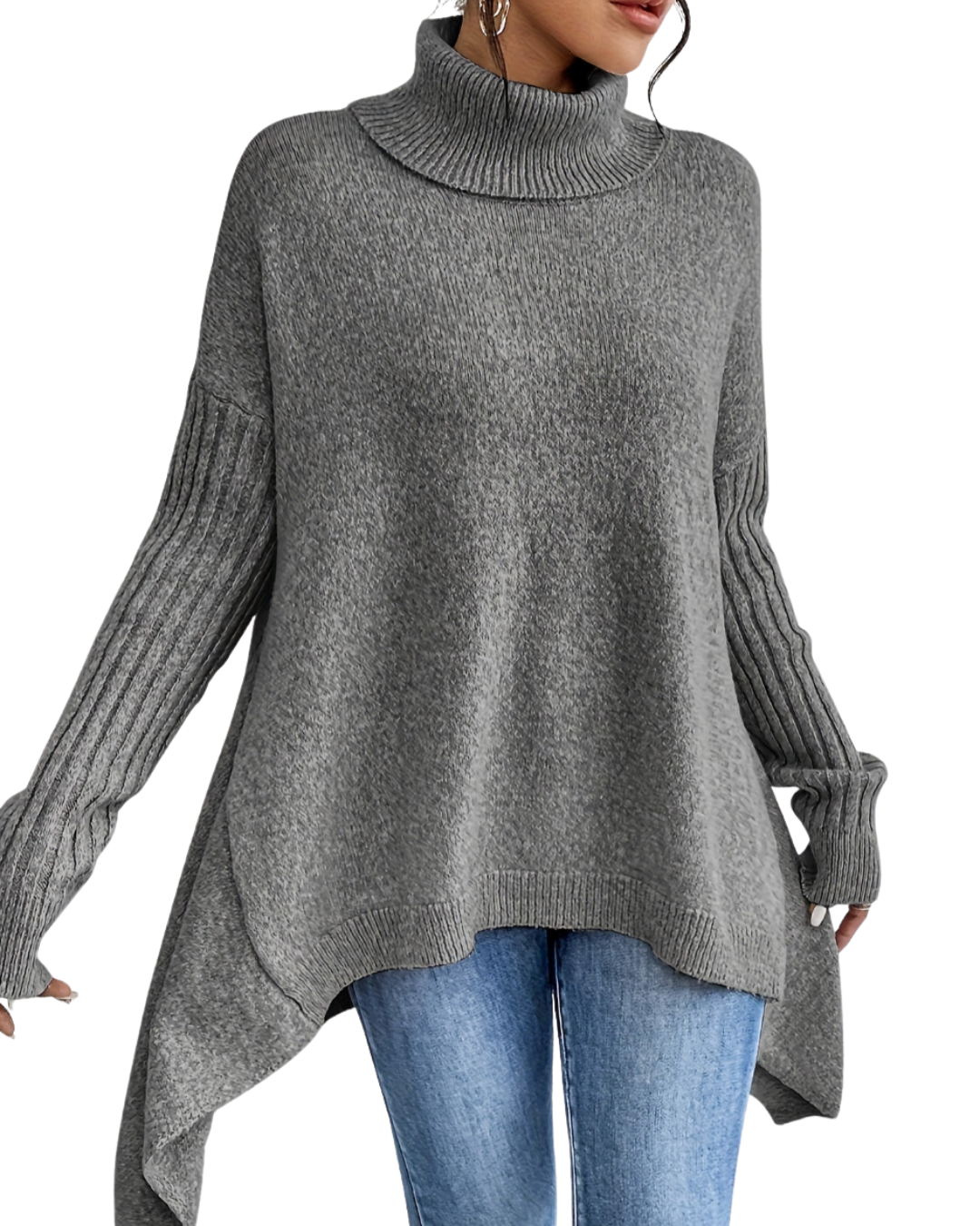 Laila | Oversized Turtleneck Sweater