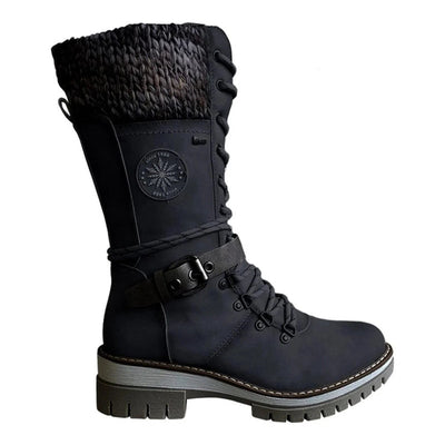 Kelly | Waterproof mid-calf lace-up boots