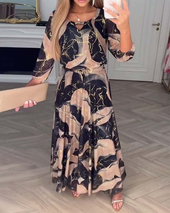 Anna | Elegant chiffon dress