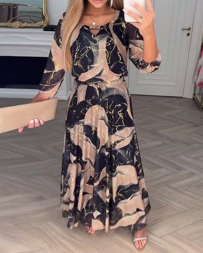 Anna | Elegant chiffon dress