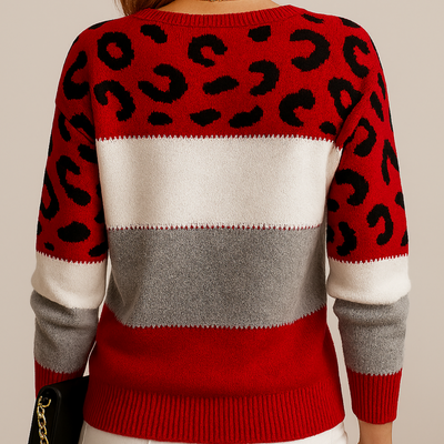 Maison Valmont | Elegant Leopard Sweater
