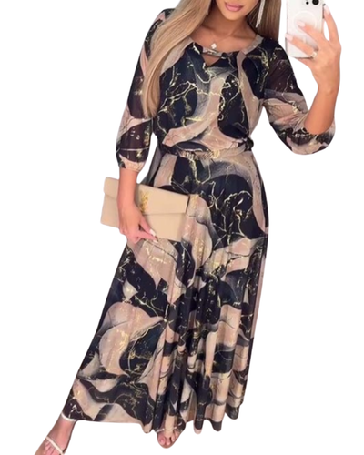 Anna | Elegant chiffon dress